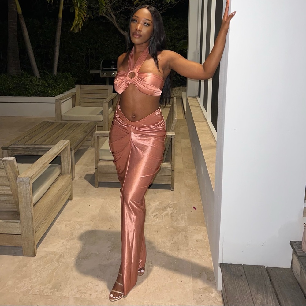 Coucoo two piece set (Laucala Crop & skirt)